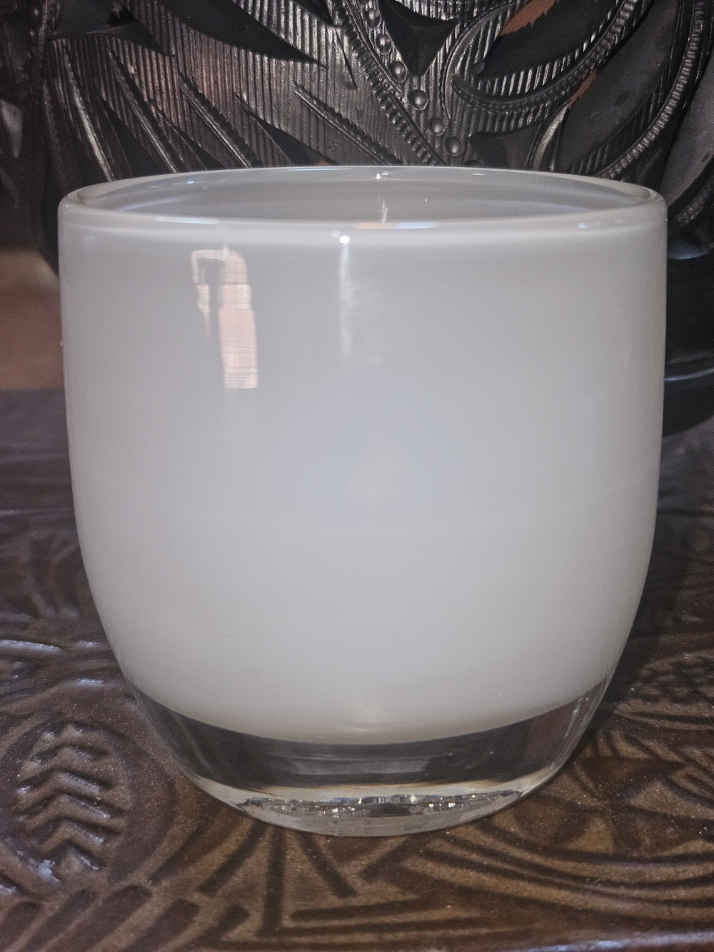 White Glass Glassybaby